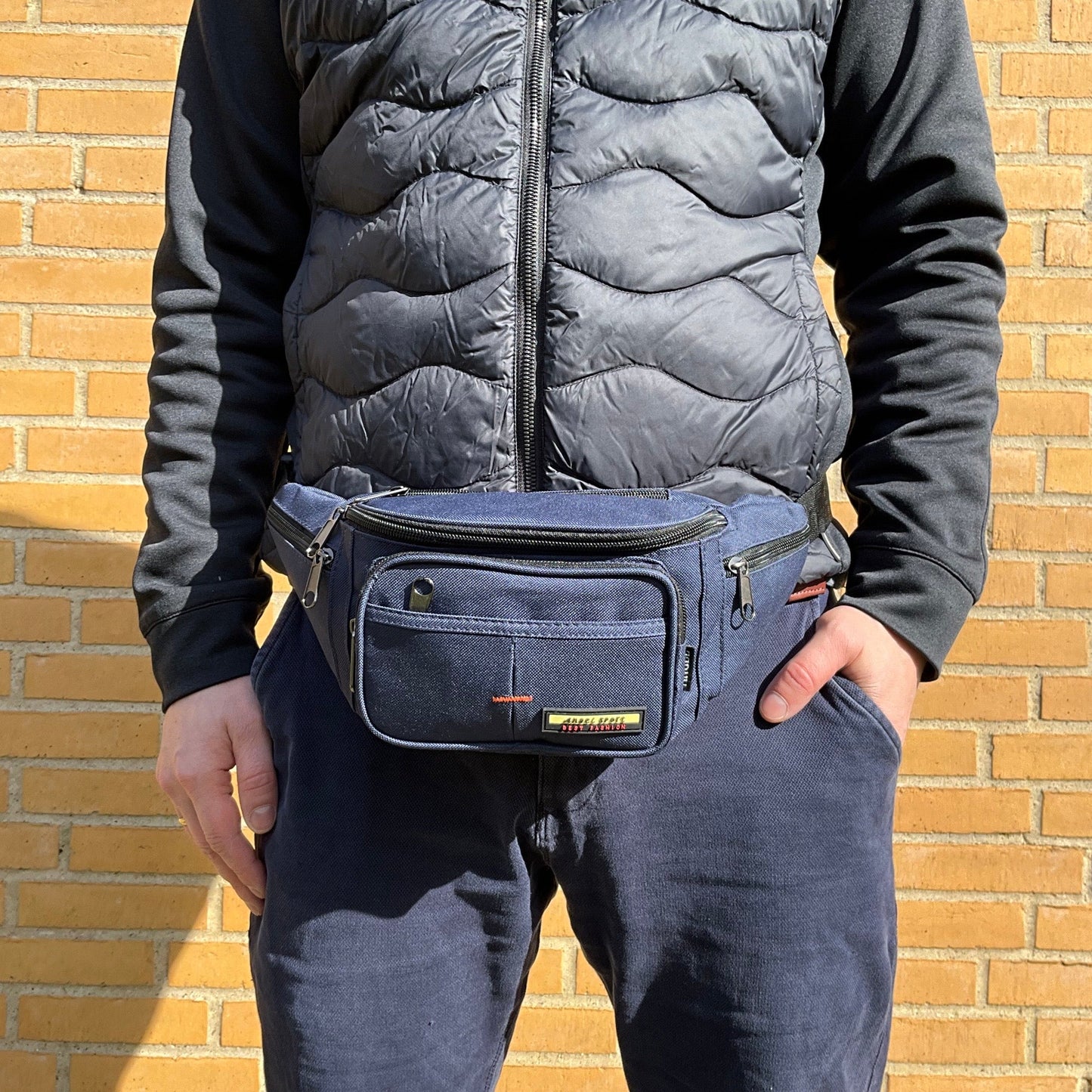 Bæltetaske Stor Sort| MAS SELECTION