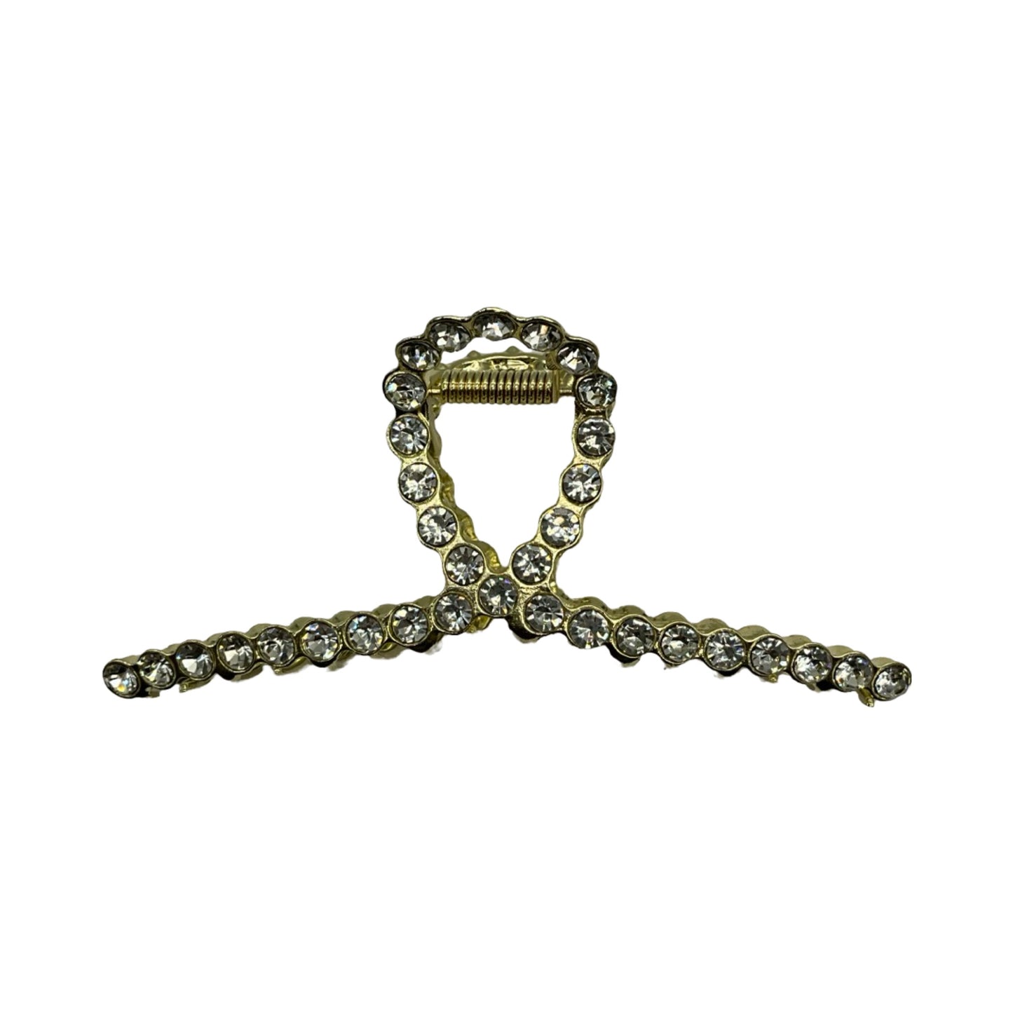 Metal Hårklemme med Diamanter