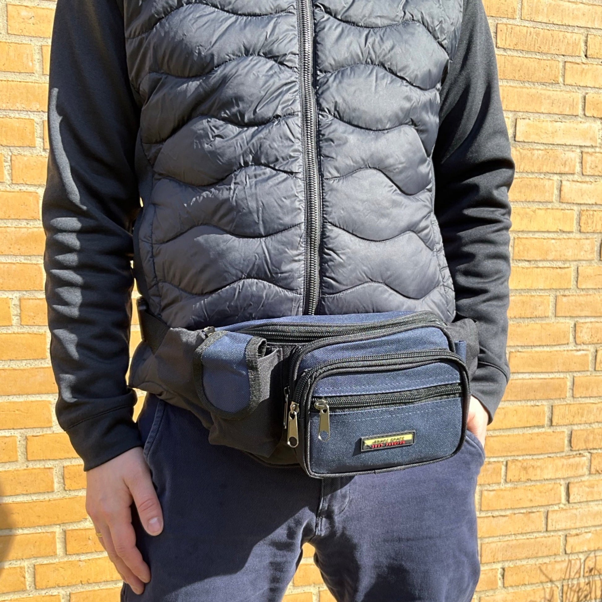 Funktionel Bæltetaske Sort| MAS SELECTION