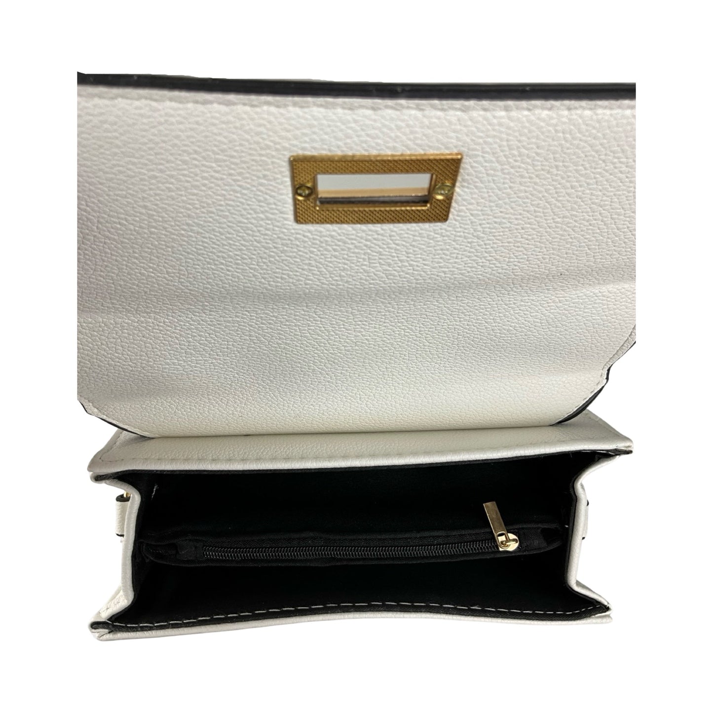 Vittoria crossbody-minitaske hvid| MAS SELECTION