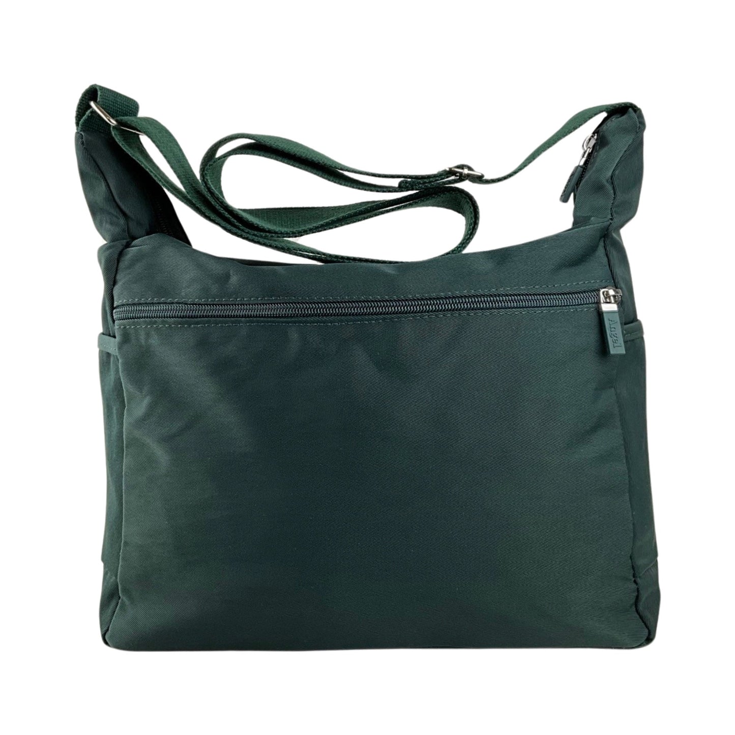 MS Klassisk Skuldertaske/Crossbody Mørkegrøn| MAS SELECTION