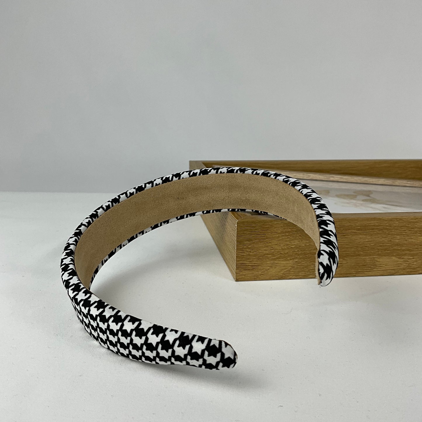 Hårbøjle houndstooth print| MAS SELECTION