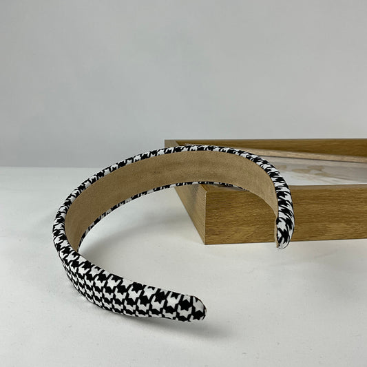 Hårbøjle houndstooth print| MAS SELECTION