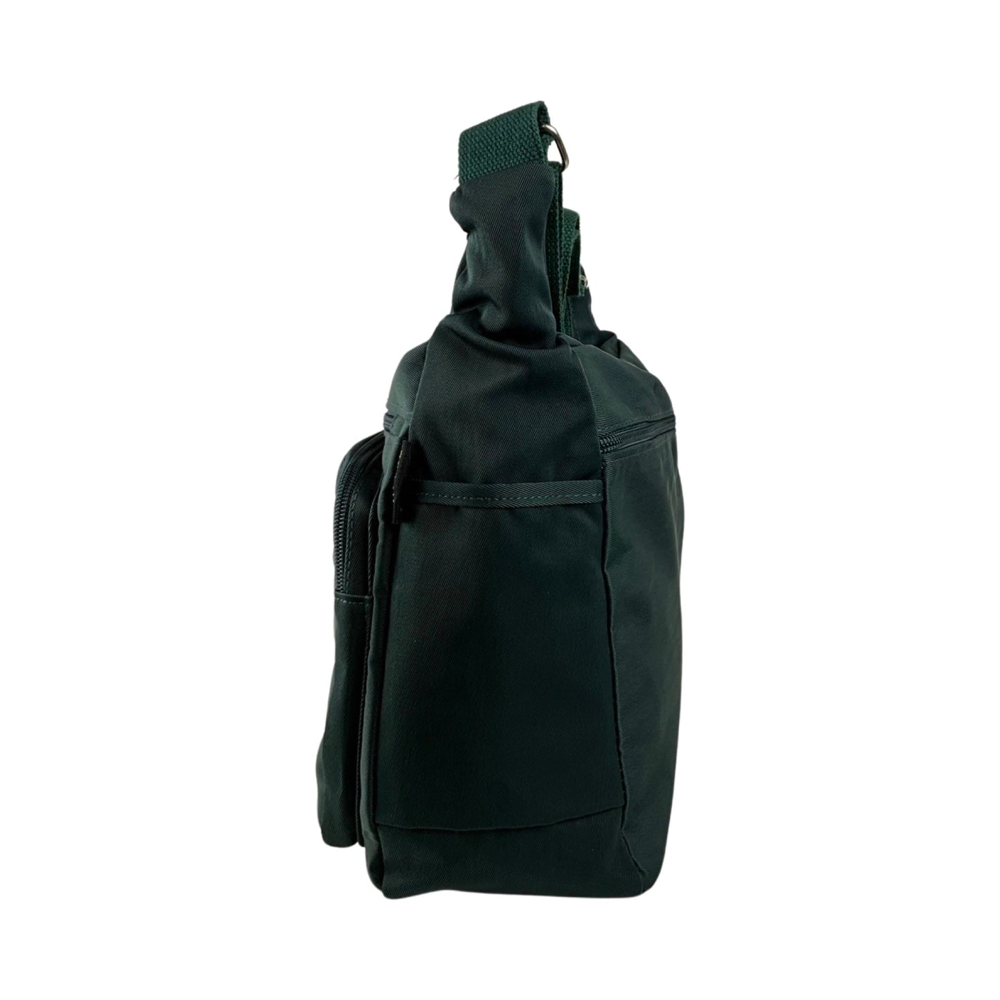 MS Klassisk Skuldertaske/Crossbody Mørkegrøn| MAS SELECTION