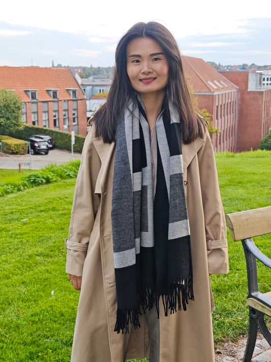 Vinterblød Tørklæde Sort | MAS SELECTION