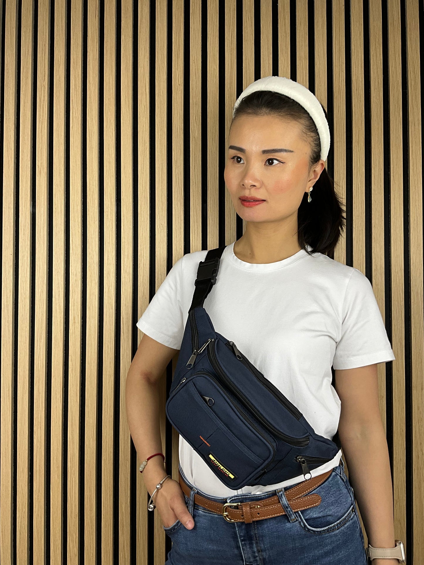 Bæltetaske Stor Sort| MAS SELECTION