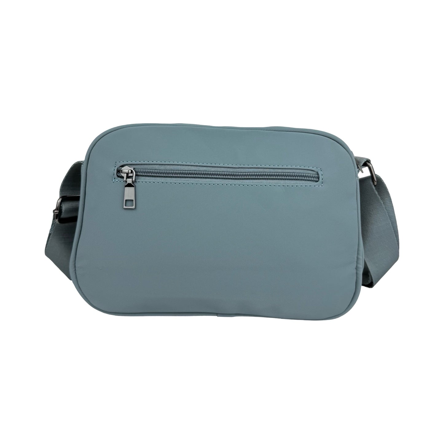 Bagside af Katrine skuldertaske i farven jeans fra MAS SELECTION.