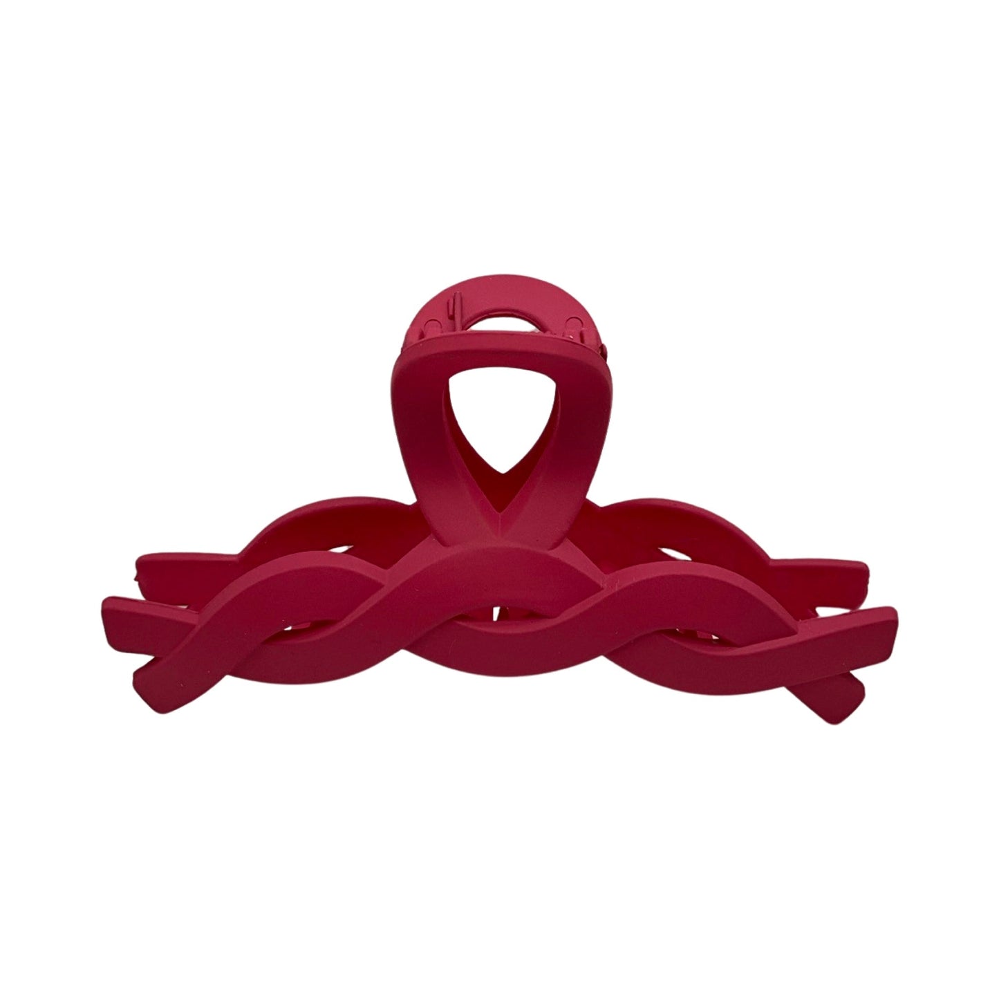 Hårklemme Crossover Design Rød| MAS SELECTION