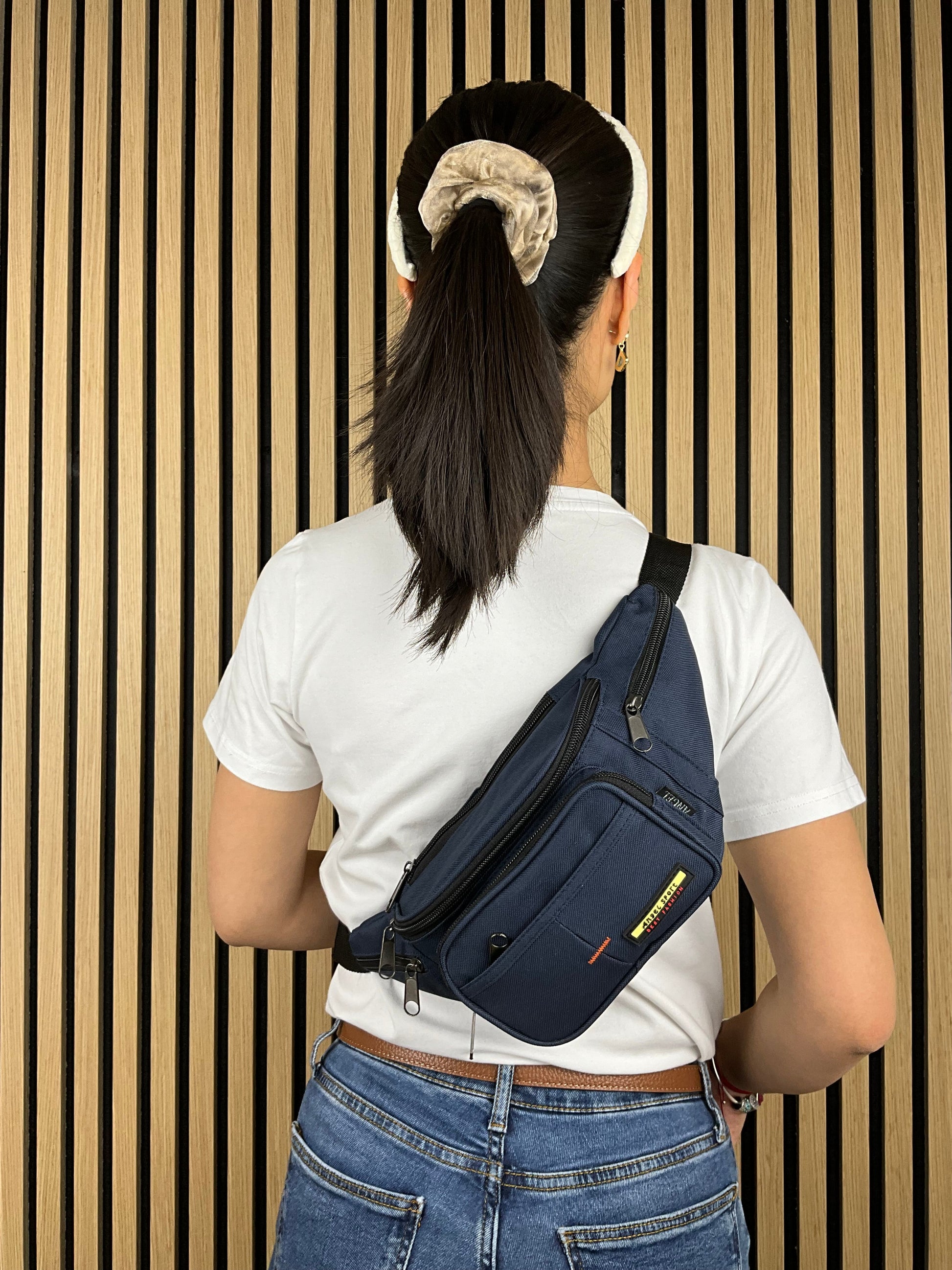 Bæltetaske Stor Sort| MAS SELECTION