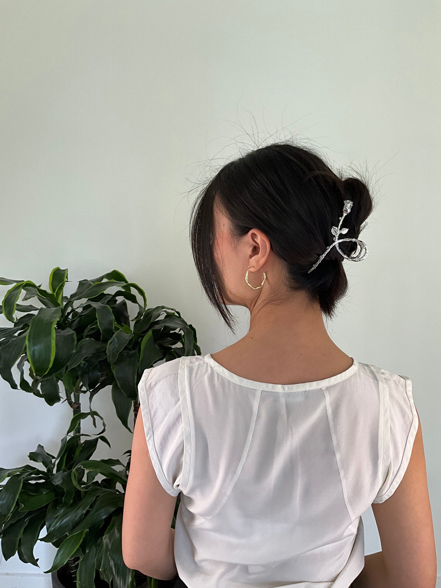 Rosenhårklemme i Gylden Metal| MAS SELECTION