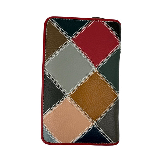 Mellemstor Damepung i Ægte Læder i Fuchsia| MAS SELECTION