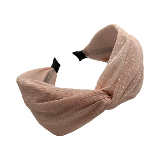 Eva Hårbøjle med Glitrende Striber Lyserød| MAS SELECTION