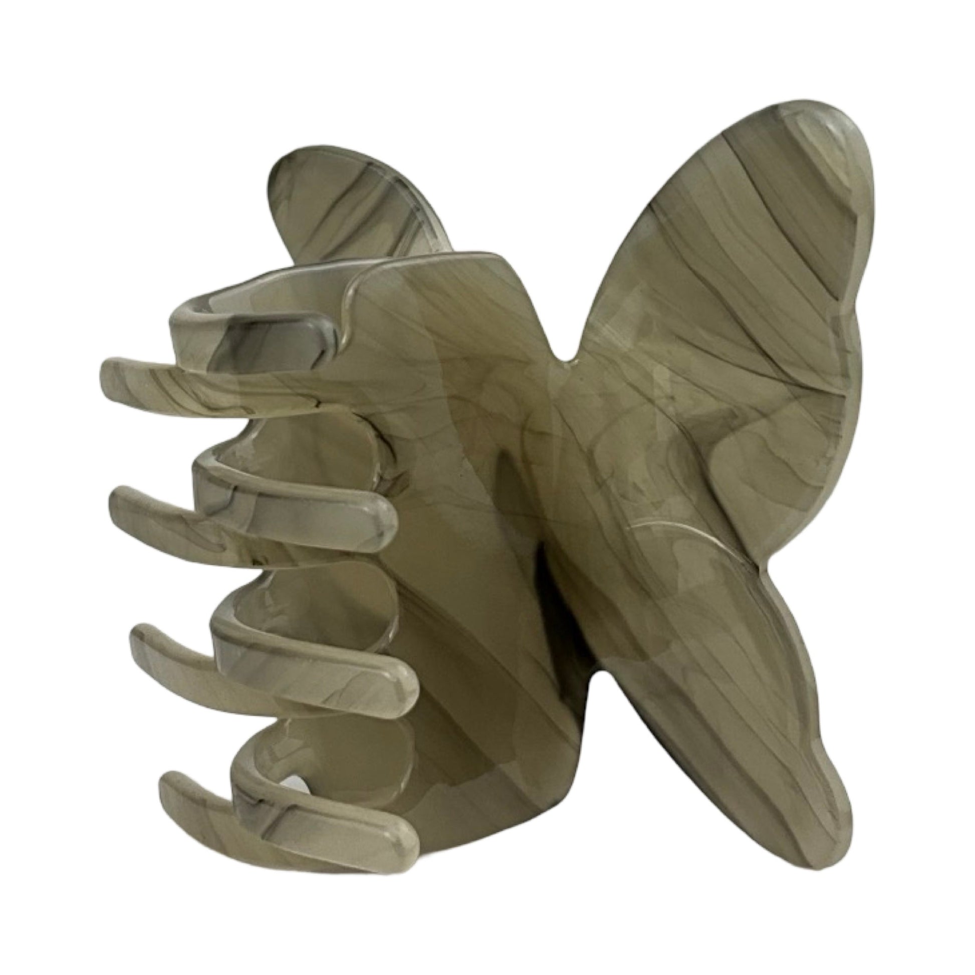 Sommerfugle hårklemme stor grå| MAS SELECTION