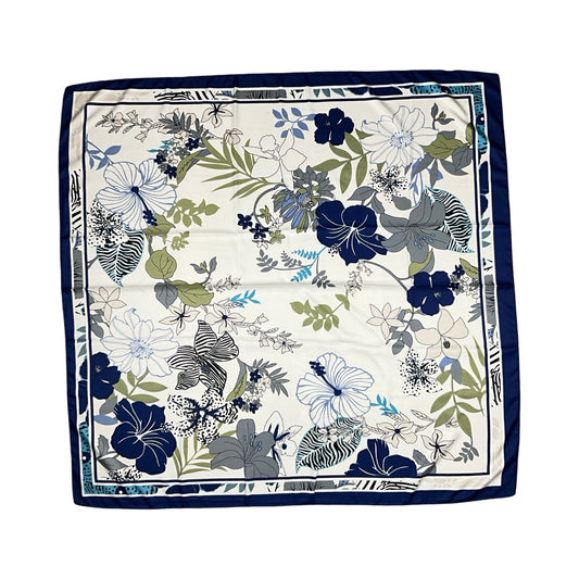 Antonella Satin Tørklæde Mørkeblå