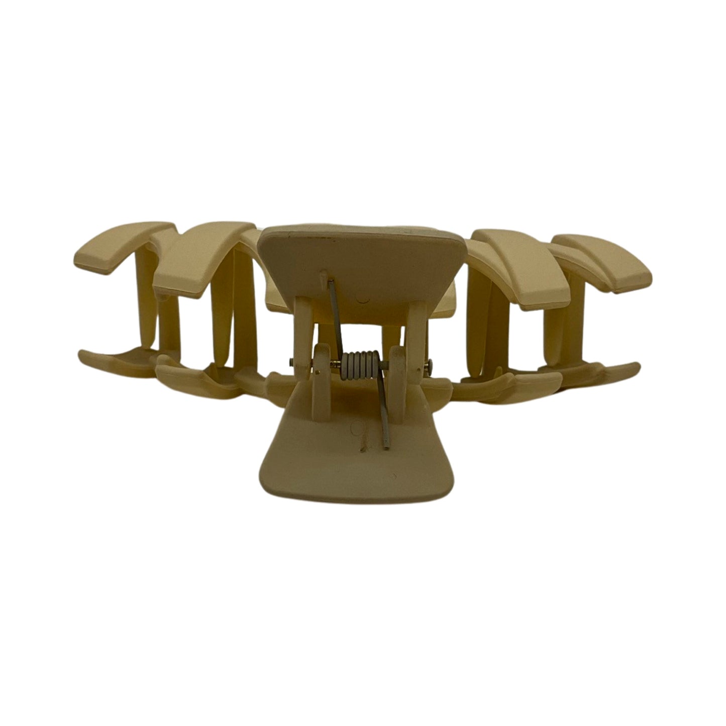 Hårklemme Zigzag Design Beige
