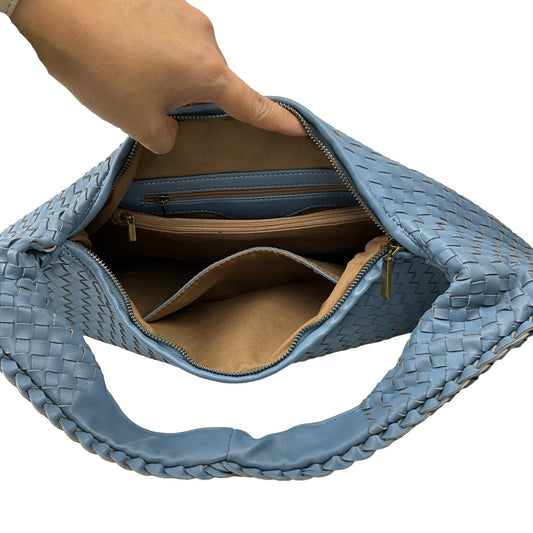 Anna Skuldertaske Lyseblå | MAS SELECTION