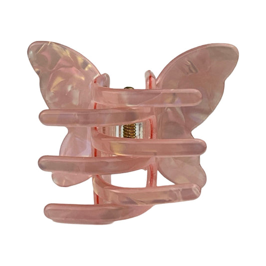 Sommerfugle hårklemme medium lyserød | MAS SELECTION