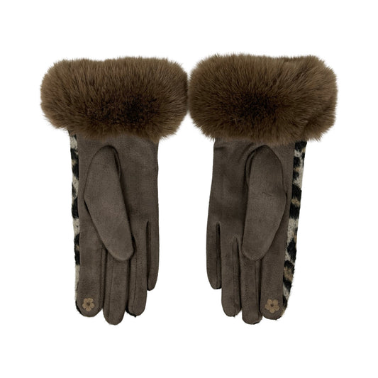 Leopard Handsker Cederbrun| MAS SELECTION