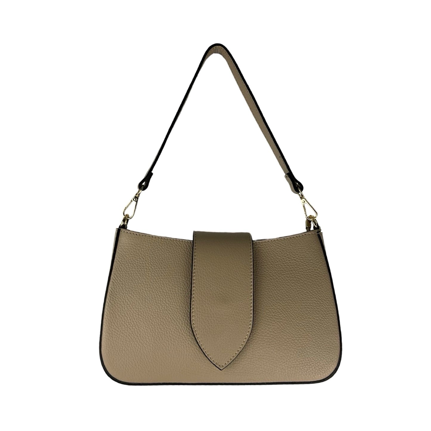 Evana Ægte Læder Taske Beige
