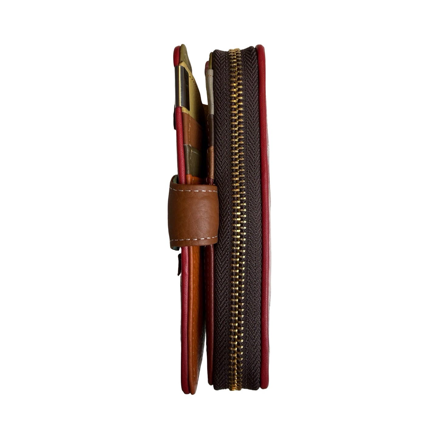 Mellemstor Damepung i Ægte Læder