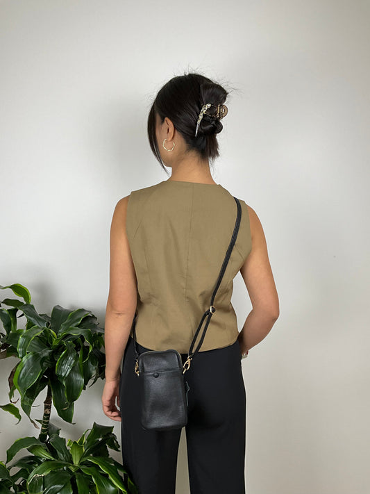 Monica Mobiltaske Sort| MAS SELECTION