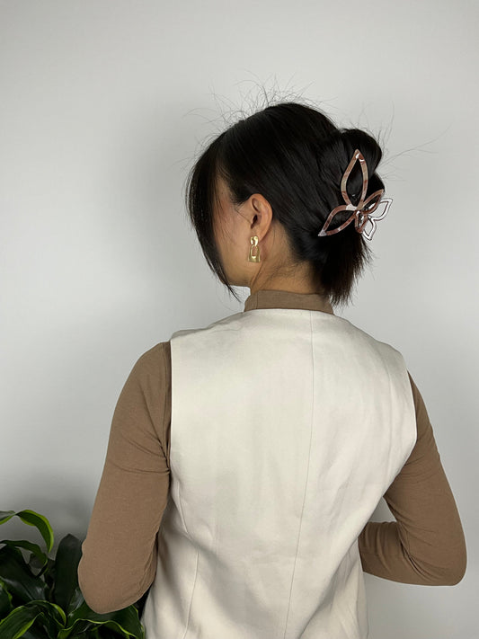 Sommerfugle Hårklemme Mix Brun| MAS SELECTION