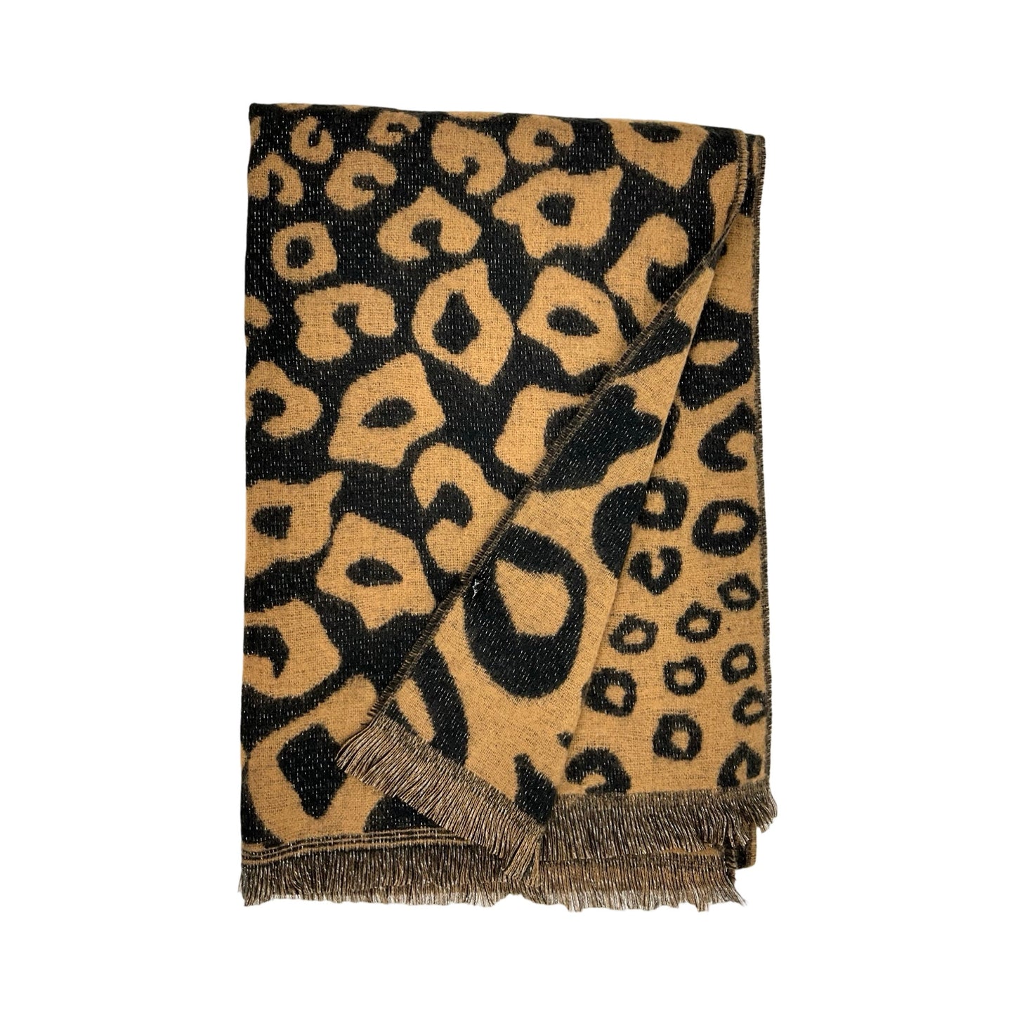 Leopard Tørklæde Brun| MAS SELECTION