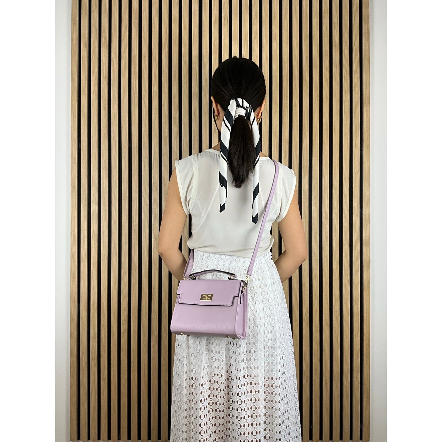 Vittoria crossbody-minitaske lilla| MAS SELECTION