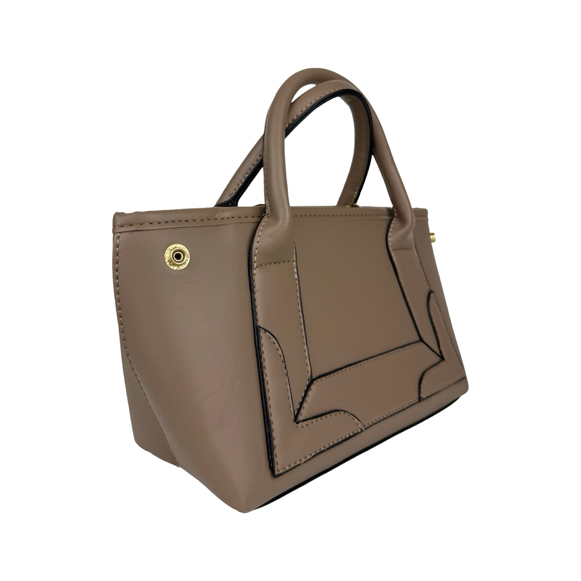 Cecilie Lille Håndtaske Beige | MAS SELECTION