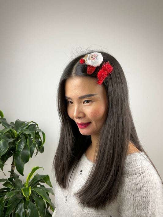 Julemands Hårspænder Gul og Rød| MAS SELECTION