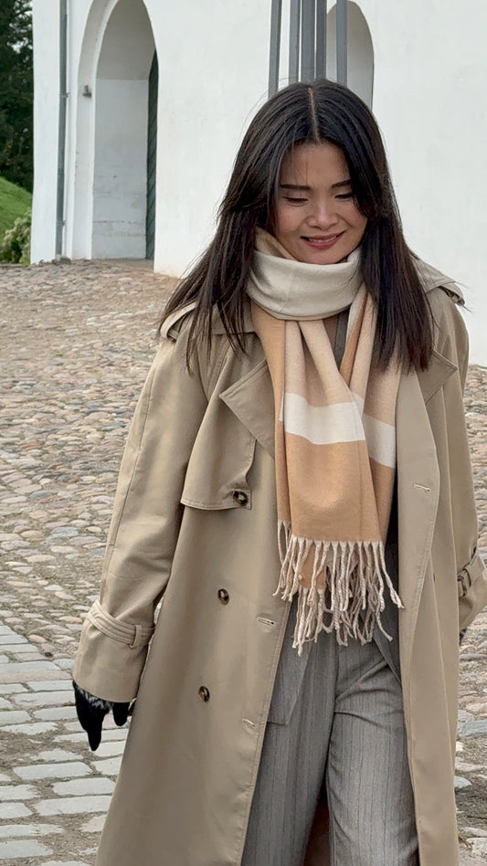 Vinterblød Tørklæde Lyserød | MAS SELECTION