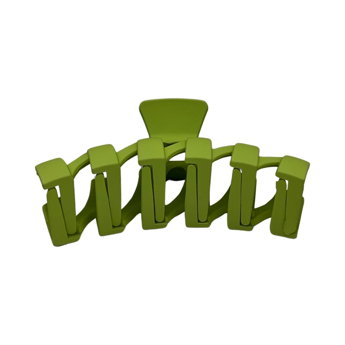 Hårklemme Zigzag Design Grøn