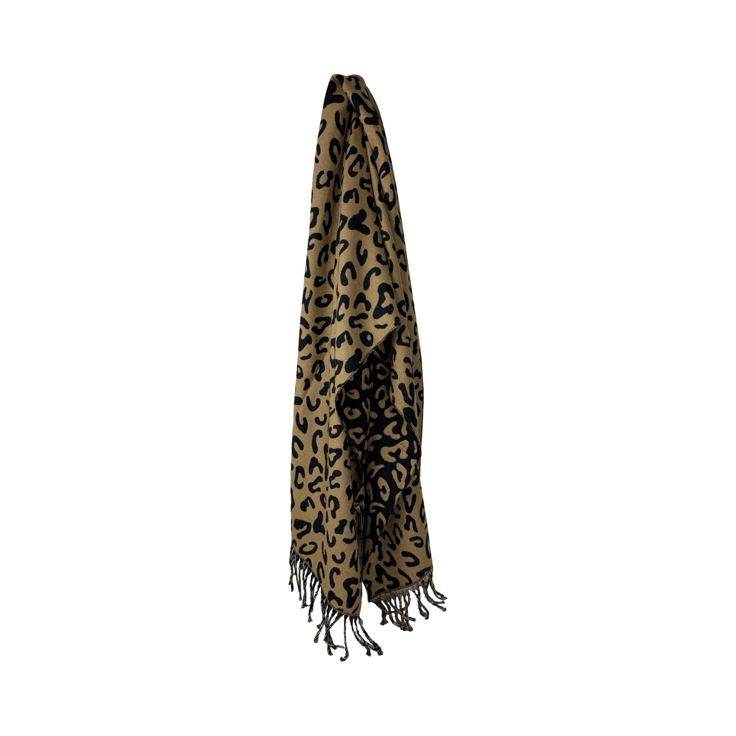 Den anden side af Duo Leopard Tørklæde fra MAS SELECTION