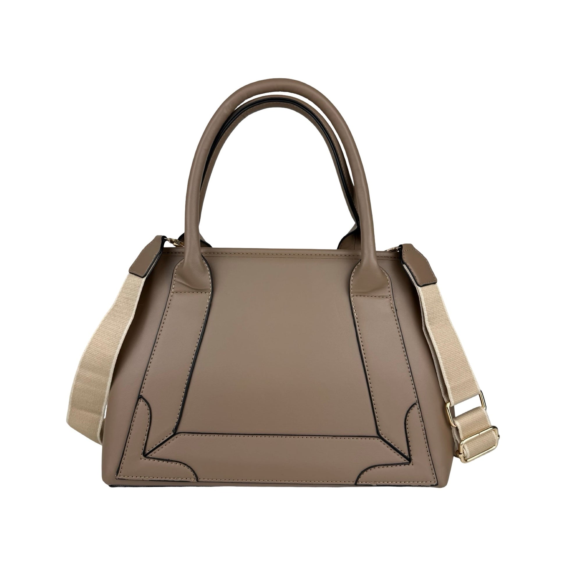 Cecilie Store Håndtaske Beige | MAS SELECTION