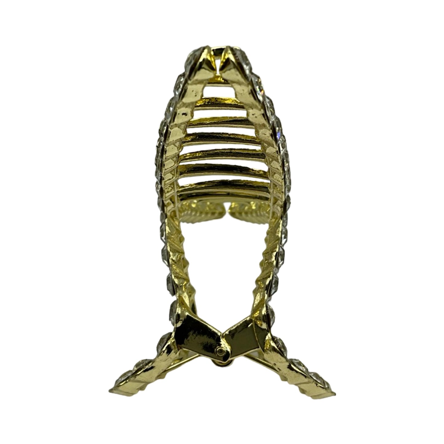 Metal Hårklemme med Diamanter