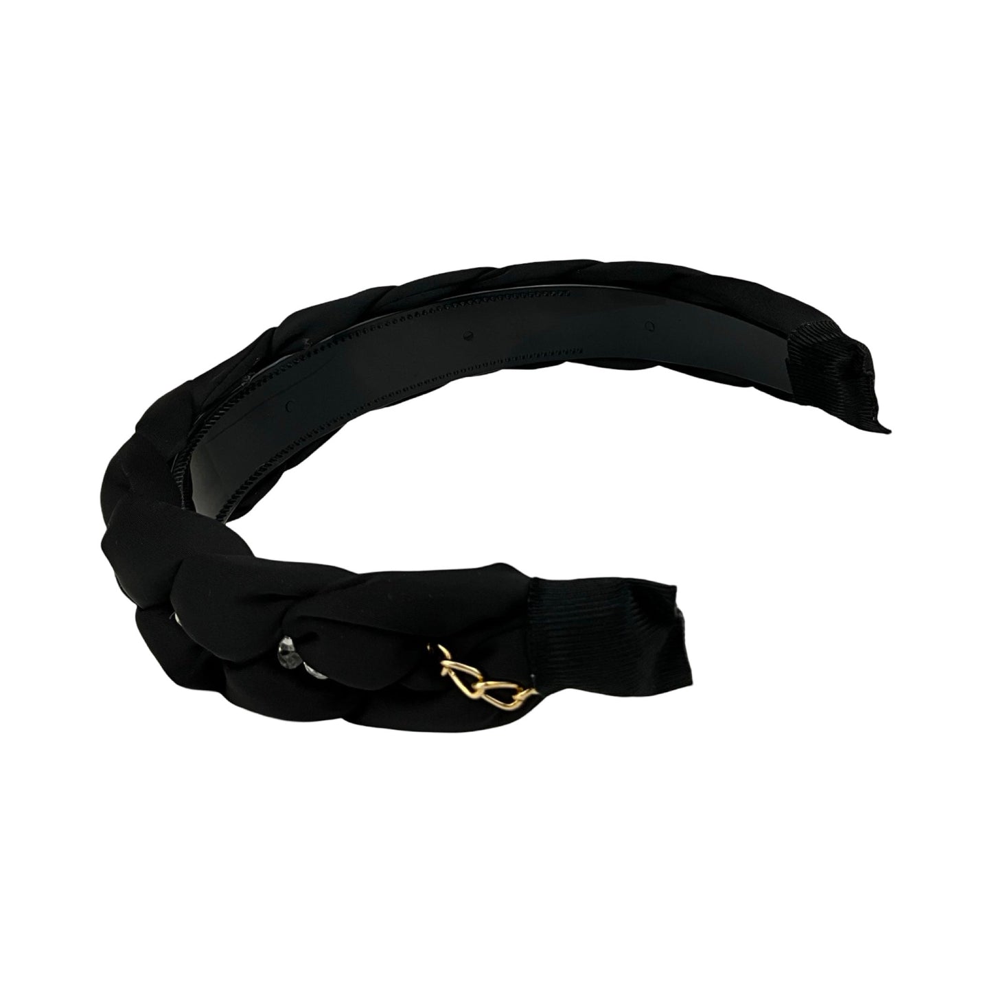 Hårbøjle med Diamant Sort| MAS SELECTION