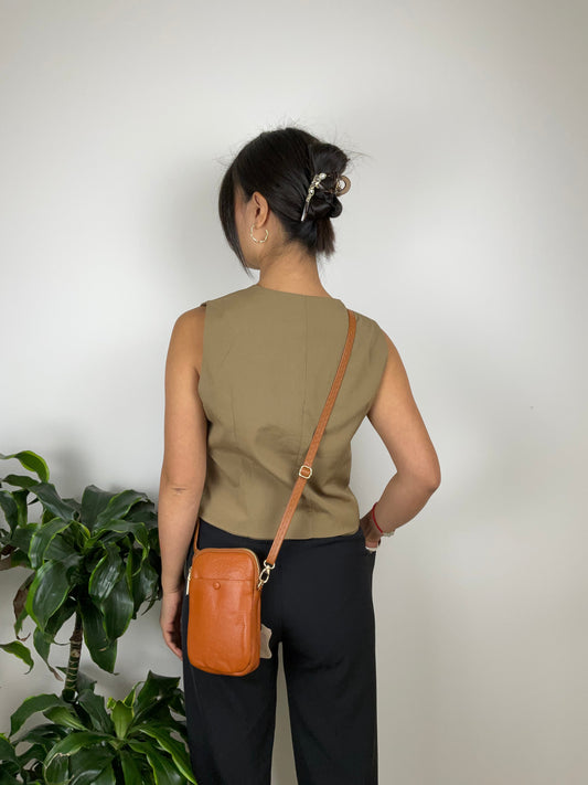 Monica Mobiltaske Brun| MAS SELECTION