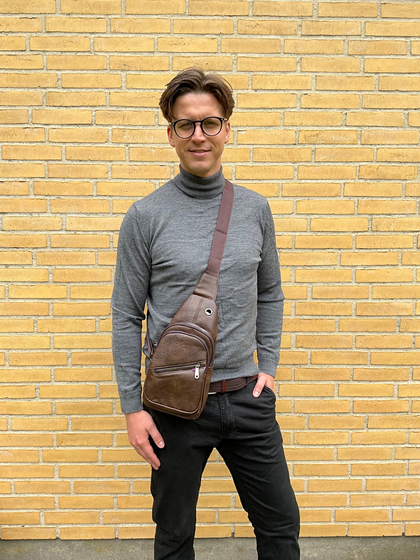 Slyngetaske Mørkebrun | MAS SELECTION