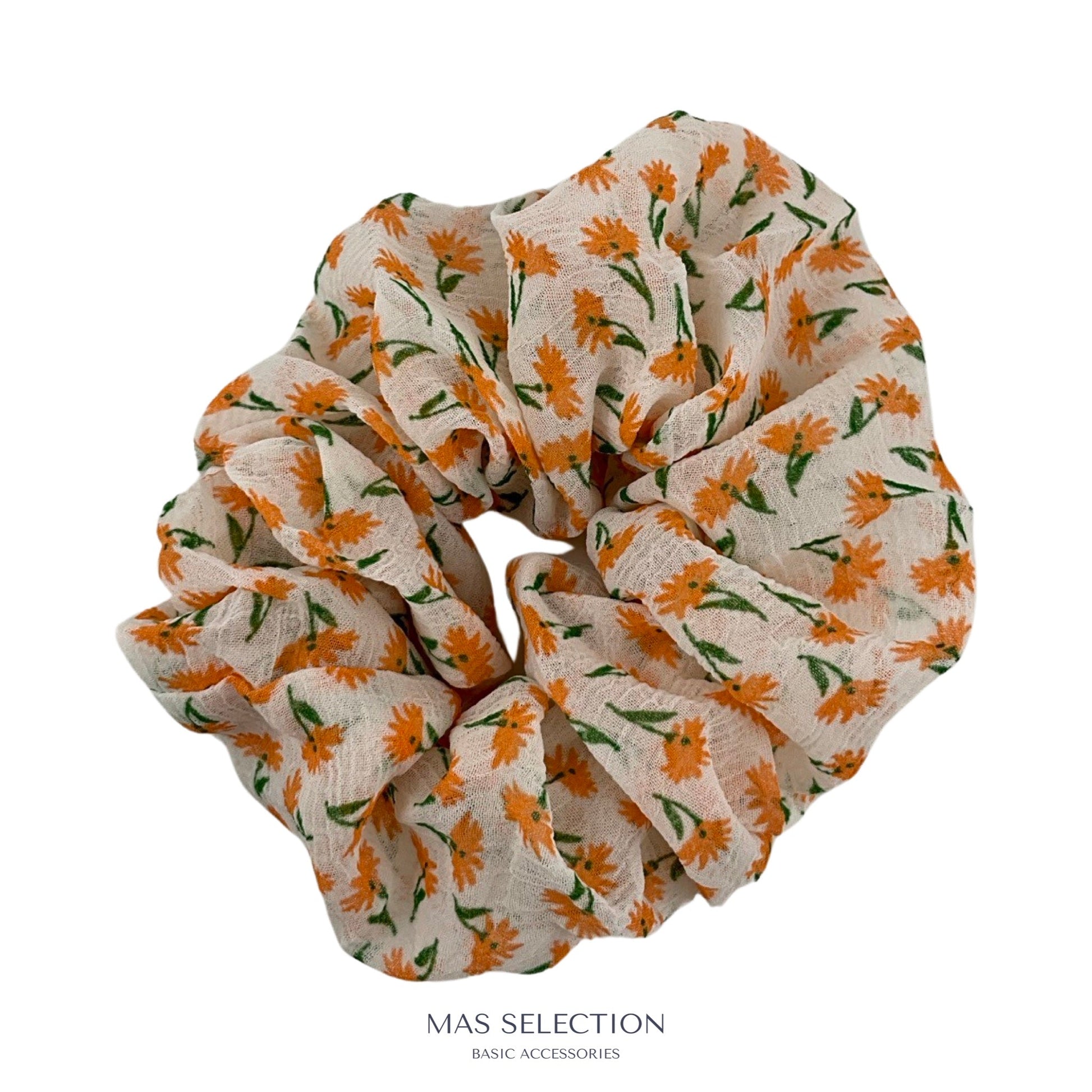 Calendula Blomsterscrunchie Orange| MAS SELECTION