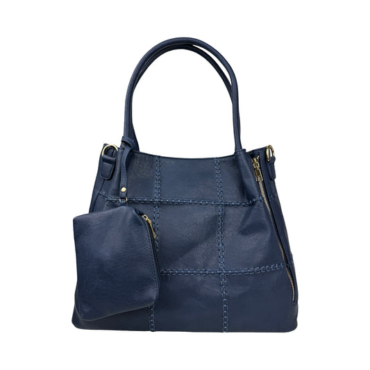 Veronica Tote Taske Mørkeblå | MAS SELECTION