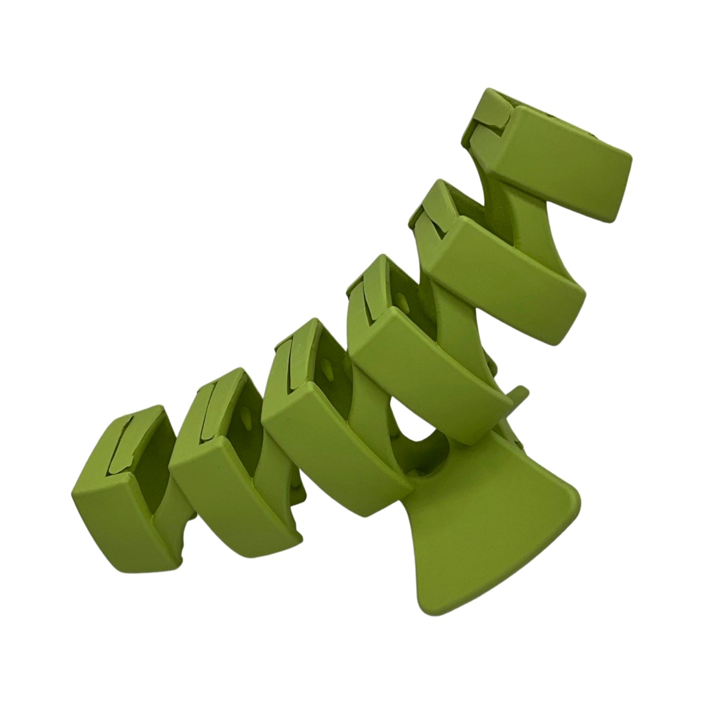 Hårklemme Zigzag Design Grøn