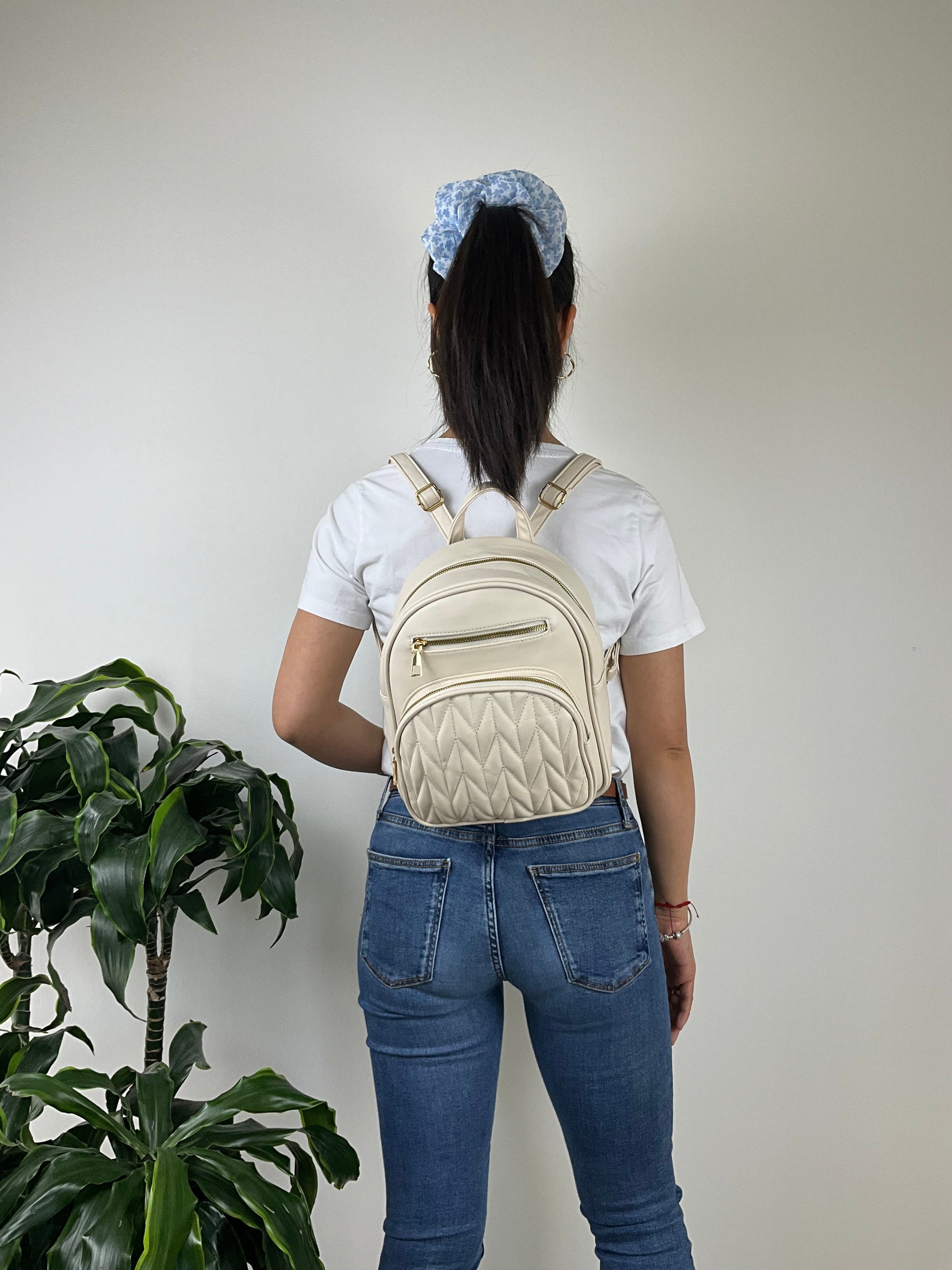 Victoria Rygsæk Creme| MAS SELECTION