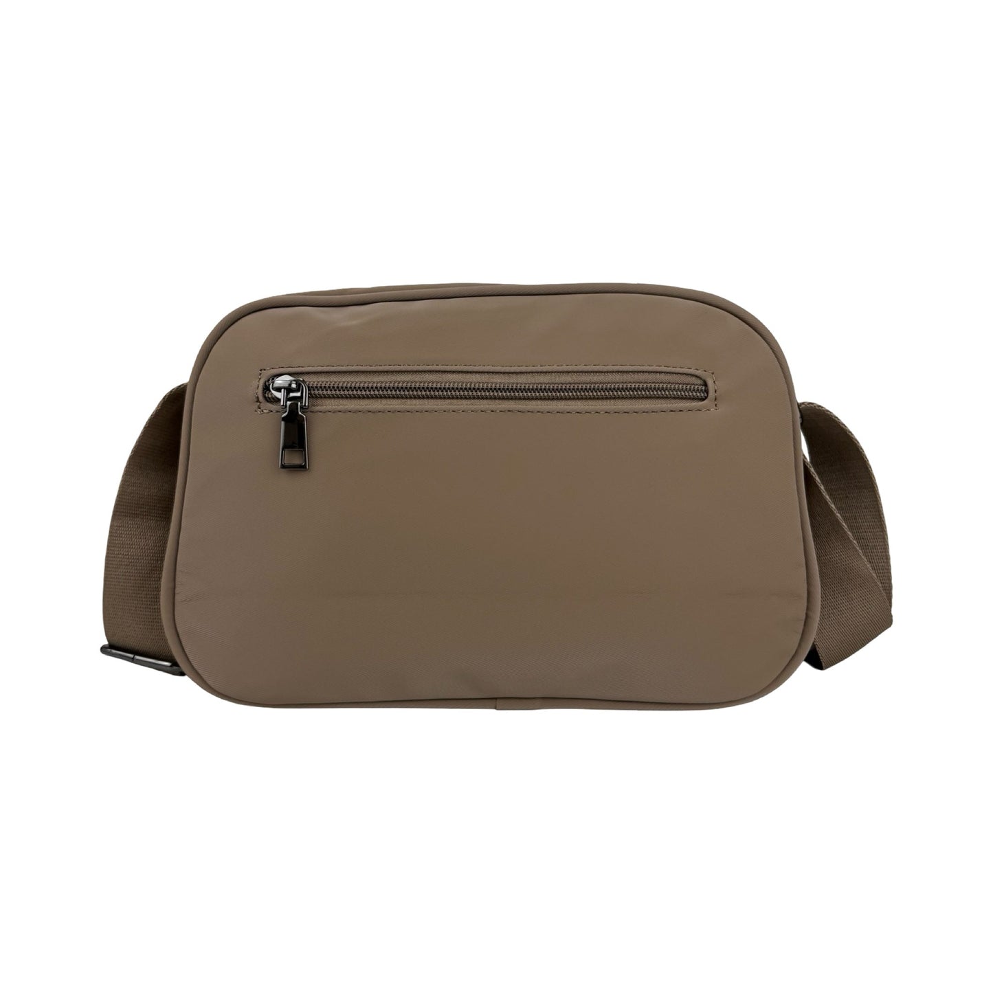 Katrine Skuldertaske Khaki – bagside af tasken fra MAS SELECTION.