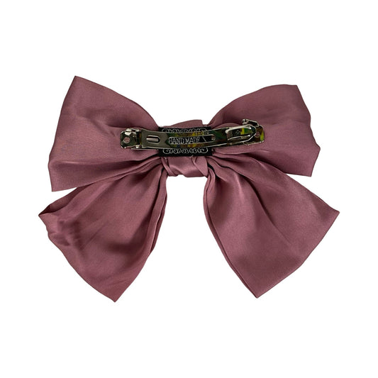 Satin Sløjfe Hårspænde Lyserød | MAS SELECTION