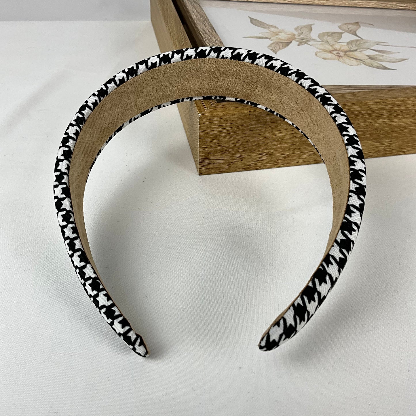 Hårbøjle houndstooth print| MAS SELECTION