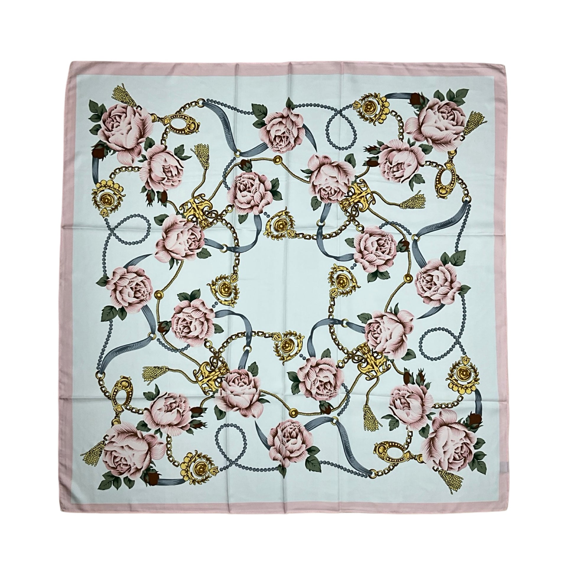 Sofia Satin Tørklæde Lyserød