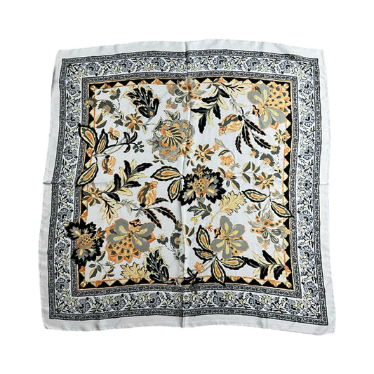 Katrine Satin Tørklæde Hvid