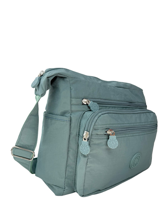 MS Klassisk Skuldertaske i Lysegrøn