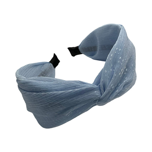 Eva Hårbøjle med Glitrende Striber Blå | MAS SELECTION