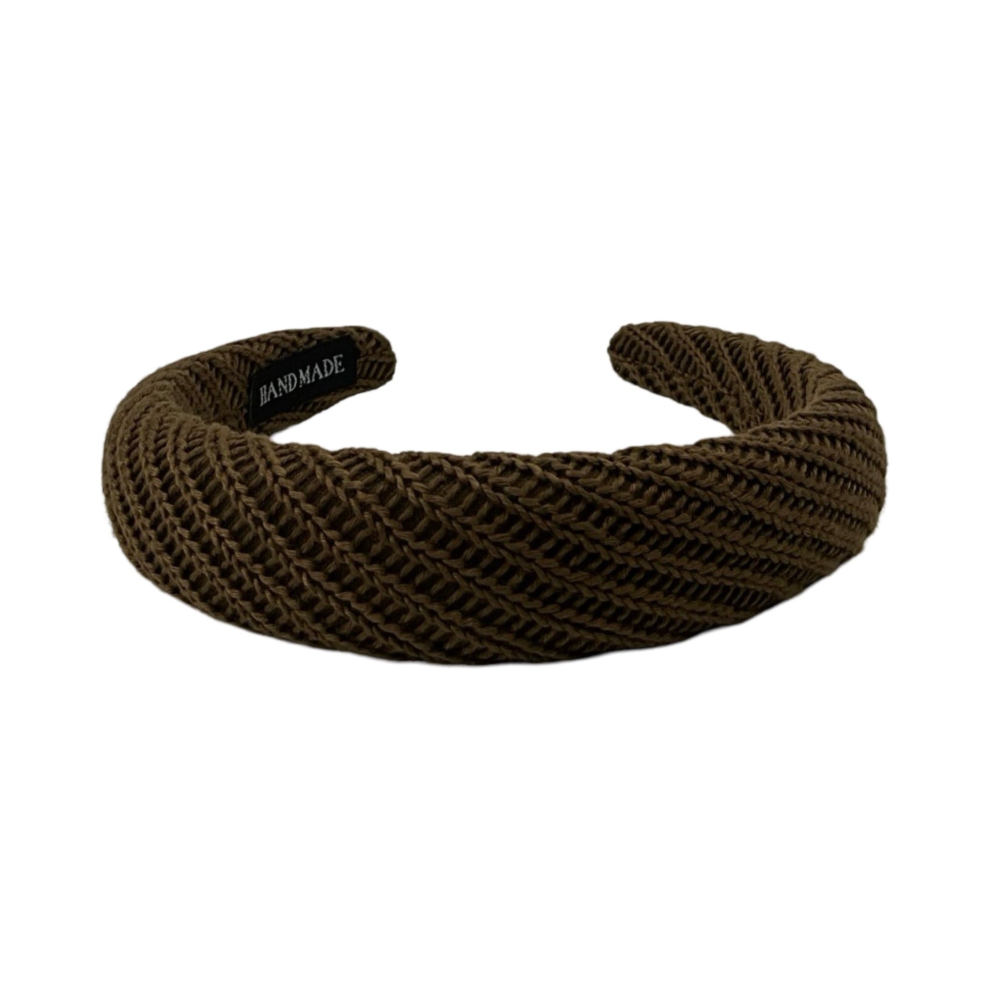 Strikket Hårbøjle Brun| MAS SELECTION